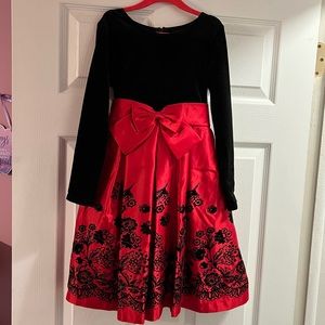 Bonnie Jean Girls’ Holiday Christmas Dress 6x